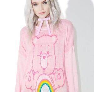 Iron fist care bear sweater